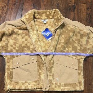 Cozy Tan Sherpa Jacket